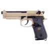 Beretta M9 A1 NAVY, písková, celokov, blowback