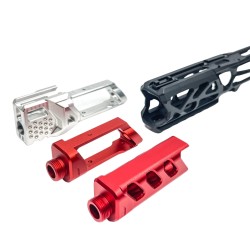 CTM FUKU-2 Skeleton CNC Upper Set pre AAP-01 - Čierna / červená