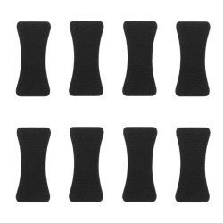 WoSporT VELCRO PATCH Cable Organizer, 8 Pcs – Black | ANAREUS