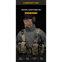 WoSporT Split Tactical Chest Rig Alpha – Multicam | ANAREUS