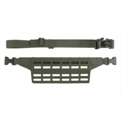 WoSporT Fanny Pack MOLLE Adapter Panel, Large (6 Rows) – Ranger Green