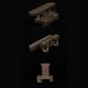 WoSporT zvyšujúca RIS montáž PICATINNY RISER Mount (E style) – Piesková