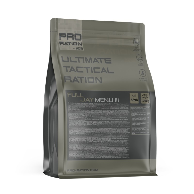 PRO-RATION MRE dávka potravin FULL-DAY MENU VEGE