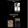 WoSporT Kydex Insert for 7.62 Magazine Pouch, Medium – Black | ANAREUS