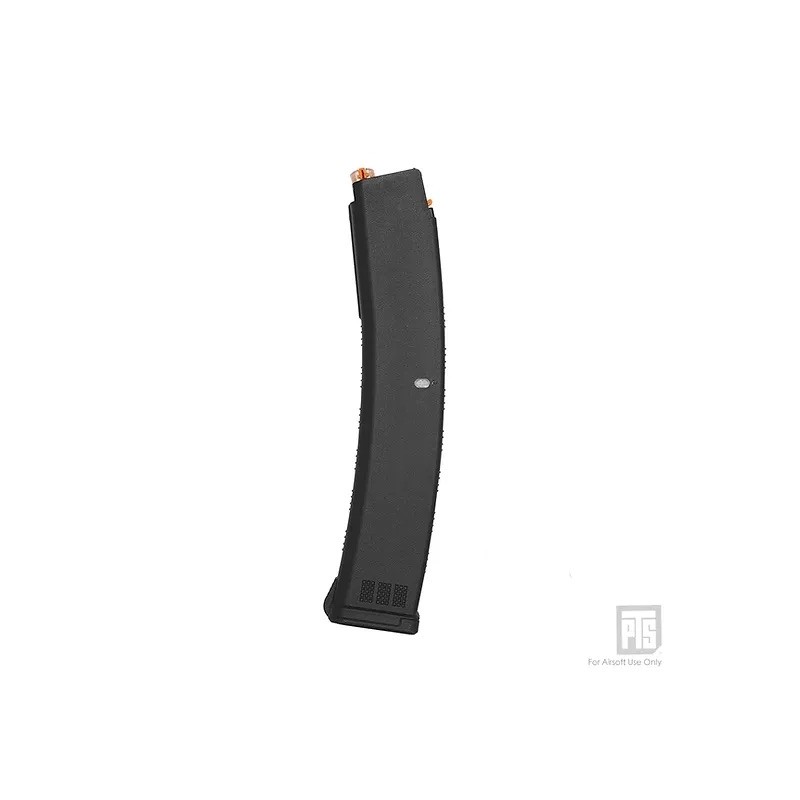 PTS EPM E9 zásobník pro ASG Scorpion EVO 3, 110 ran, tlačný - Černý