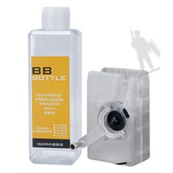 WoSporT LEVER BOTTLE Speedloader, 500 + 2500 BBs – Clear| ANAREUS