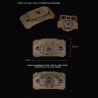 WoSporT Universal Helmet Tactical Light VELCRO Adapter – TAN | ANAREUS