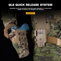 WoSporT pouzdro G-Series GB-78 se sníženou platformou – Multicam