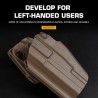 WoSporT univerzální pouzdro GB-35 Full Size, pro leváky – Písková