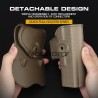 WoSporT G-Series Belt Holster, Left Hand – Tan | ANAREUS