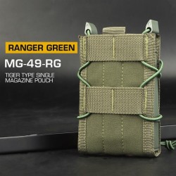 WST TIGER Type M4 / AR15 (5.56) Magazine MOLLE Pouch – Ranger Green