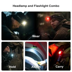 Olight nabíjecí čelovka PERUN 2 Mini - Černá
