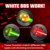 AceTech nasvetľovací tlmič BIFROST R s imitáciou výšľahu - Červená