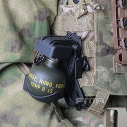 FMA Molle držák / holster na granát M67 - černá