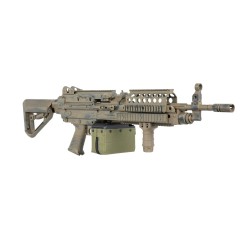 A&K MK46 MOD 0 Airsoft Machine Gun - Battleworn Flat Dark Earth