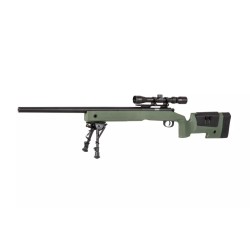SA-S02 CORE™, manuální (High Velocity) + dvojnožka a optika - Zelená