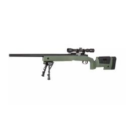 SA-S02 CORE™ Sniper Rifle Replica with Scope and Bipod - Olive Drab