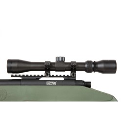 SA-S02 CORE™, manuální + dvojnožka a optika - Zelená