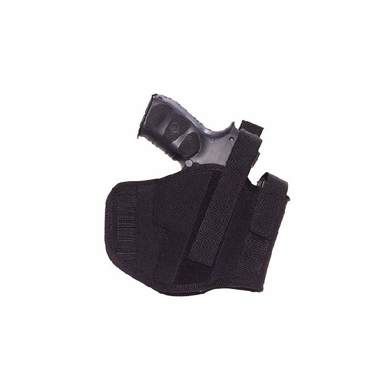 Bothsides hip holster and integral magazine pouch for Walther P99, GLOCK 17, HK-USP, SIG P228