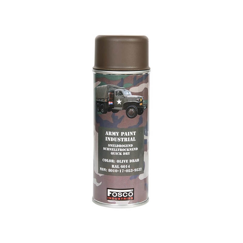 Barva ARMY ve spreji 400ml RAL 6014 OLIVOVÁ