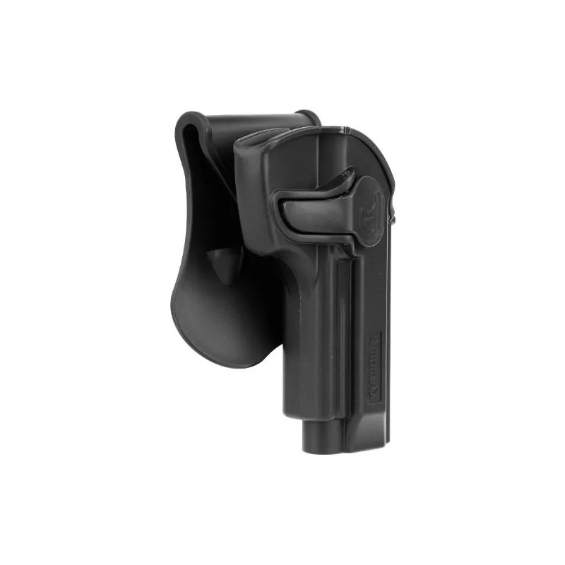 AMOMAX Beretta 92 Pistol Holster, Right Hand - Black