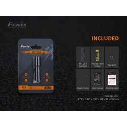 FENIX ​​​​E01 V2.0 Flashlight - Black