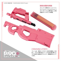 TM P90 Plus+ AEG LLENN, Gun Gale II Limited Edition - Růžová