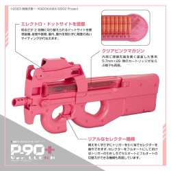 TM P90 Plus+ AEG LLENN, Gun Gale II Limited Edition - Růžová