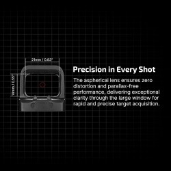 OLIGHT Osight S Red Dot Sight - Black