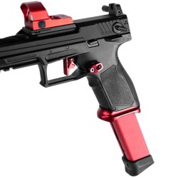 Novritsch CNC Magwell TP22 GBB - Červená