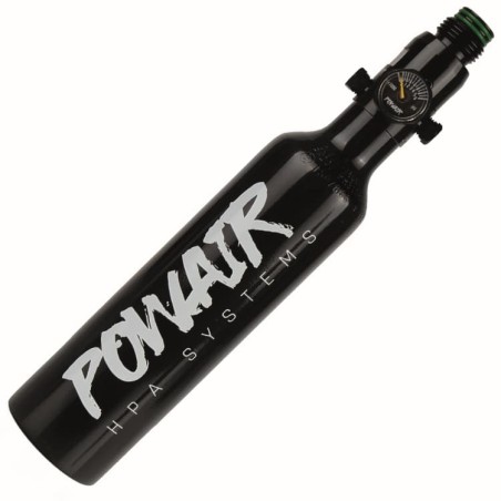 PowAir HPA lahev BASIC Series 13ci / 0,2 l - 3000 PSI - Černá