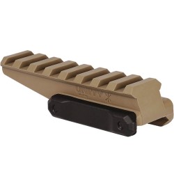 PTS Unity Tactical Fast Riser RIS montáž, Dupont™ - Písková