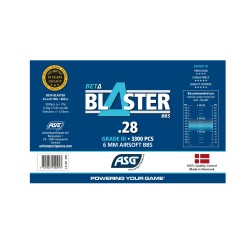 ASG kuličky BETA Blaster 0,28g, 3300 BBs - Bílá