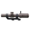 VictOptics LPVO puškohľad S6 1–6x24 + jednodielna montáž - Hnedá