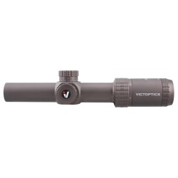 VictOptics LPVO puškohľad S6 1–6x24 + jednodielna montáž - Hnedá