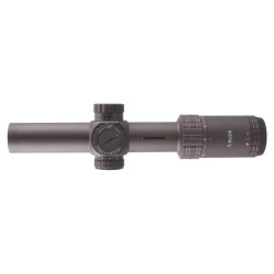 VictOptics LPVO puškohľad S6 1–6x24 + jednodielna montáž - Hnedá