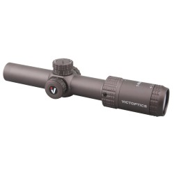 VictOptics LPVO puškohľad S6 1–6x24 + jednodielna montáž - Hnedá