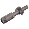 VictOptics LPVO puškohľad S6 1–6x24 + jednodielna montáž - Hnedá