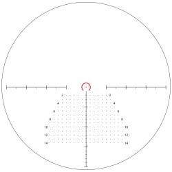 VictOptics LPVO puškohľad S10 1–10x24 + jednodielna montáž - Čierna