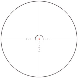 VictOptics LPVO Riflescope S10 1–10x24i Fiber + One-Piece High Mount - Black