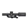 VictOptics LPVO puškohľad S10 1–10x24i Fiber + jednodielna vysoká montáž - Čierna