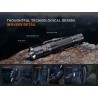 FENIX Rechargeable LED Flashlight PD35R ACE, 2000 lm  - Black