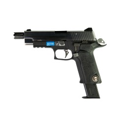 WE GBB plynová pištoľ BioHazard P226 VIRUS - Čierna
