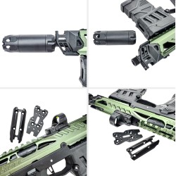 CTM AAP-01 FUKU-2 SHARK Cutout CNC Upper Set - Army Green