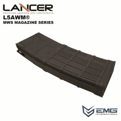 Angry Gun plynový zásobník Lancer L5AWM V2 pro TM MWS, 35 BBs - Černá