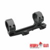 Angry Gun AUS One-Piece 34mm RIS Scope Mount – Black | ANAREUS