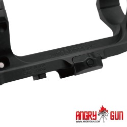 Angry Gun AUS One-Piece 34mm RIS Scope Mount – Black | ANAREUS