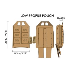 Novritsch Low Profile AR15 / M4 MOLLE Pouch - Coyote