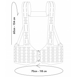 Novritsch LOW-PROFILE MOLLE chest-rig - Zelená