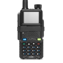 Tridos chránič PTT a regulační kolo pro Baofeng UV-5RM - Černá
